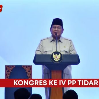 Ucap Selamat Pemilihan Pengurus Tidar Lancar, Prabowo: Biasanya Kongres Ricuh