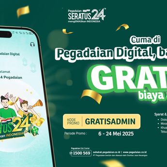 Transaksi Serba Mudah di Pegadaian Digital, Bebas Biaya Admin!