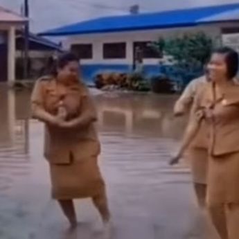Kepala Sekolah di Karo Dicopot Diduga Usai Viralkan Kondisi Sekolah Kena Banjir