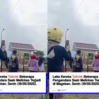 4 Orang Tewas Dihantam Kereta Api di Magetan