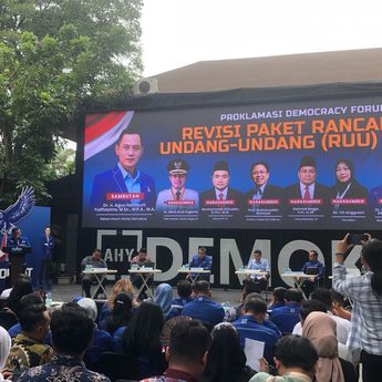 AHY Instruksikan Kader Demokrat Dorong Pembahasan Revisi UU Pemilu