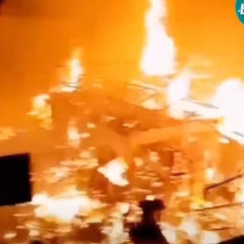 Kebakaran Mengerikan Hantam Pasar Bojong Bekasi