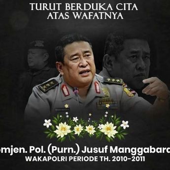 Eks Wakapolri Komjen Purn Jusuf Manggabarani Meninggal Dunia