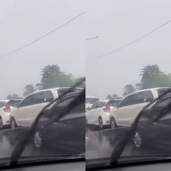 VIDEO: Tabrakan Beruntun di Tol Cileunyi Arah Bandung