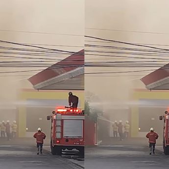 VIDEO: Kebakaran Gudang di Denpasar