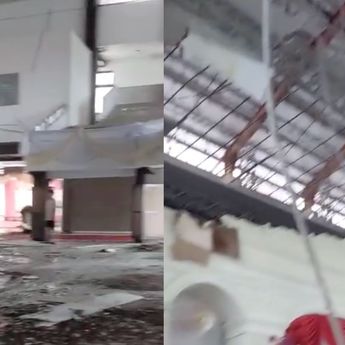 Detik-detik Gedung di Bengkulu Hancur Akibat Gempa Magnitudo 6,3