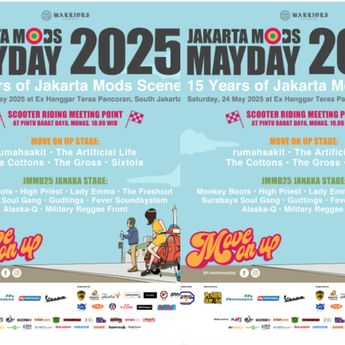 Dear Penggemar Skuter, Jakarta Mods Mayday 2025 Digelar Besok