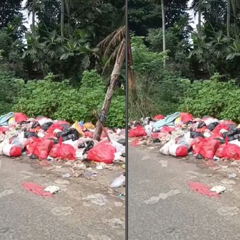 VIDEO: Parung Darurat Sampah! Berserakan di Tepi Jalan Tercium Aroma Busuk