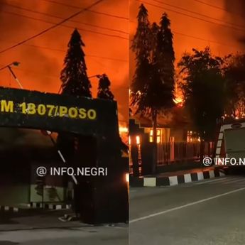 Fakta Mengerikan Kebakaran Markas Kodim Poso
