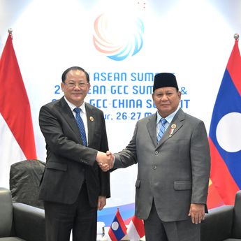 Bertemu PM Laos PDR Siphandone, Presiden Prabowo Bahas Upaya Peningkatan Sektor Perdagangan