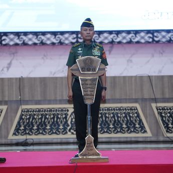 Kasum TNI Letjen Richard Tampubolon Pimpin Upacara Kenaikan Pangkat 76 Perwira Tinggi