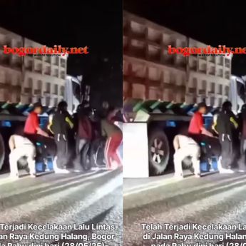 Pemotor Terlindas Truk Muatan Tanah di Bogor, Kondisinya Mengenaskan
