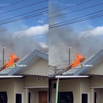 VIDEO: Kebakaran Hebat Hantam Rumah BTN Citra Pesona Indah