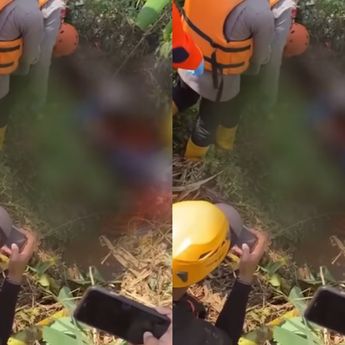 3 Hari Pencarian, Jasad Warga Tasikmalaya yang Hanyut di Sungai Cikidang Akhirnya Ditemukan