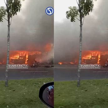 Kebakaran Mengerikan Padang, Api Membakar Bangunan-bangunan