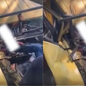 Ngeri! Truk Ringsek Terlibat Kecelakaan di Karawang, Sopir Terjepit Kabin