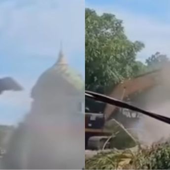 Viral Penggusuran Pemukiman di Mataram, Masjid Ikut Dibongkar