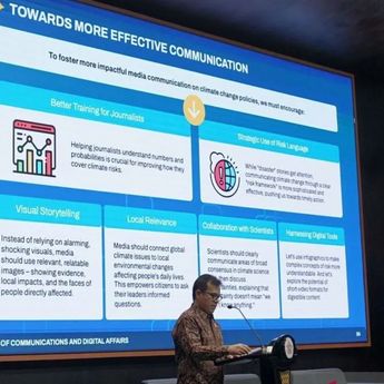 Wamenkomdigi Nezar Patria Soroti Peran Media dalam Komunikasi Isu Perubahan Iklim