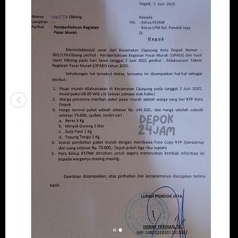 Ratusan Warga Depok Kecewa Tak Kebagian Sembako Murah, Padahal Datang Sejak Pagi