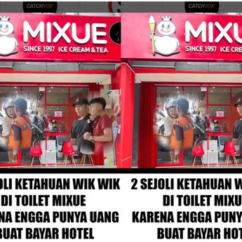 Sejoli Nekat Wikwik di Toilet Mixue, Sang Perempuan Melarikan Diri