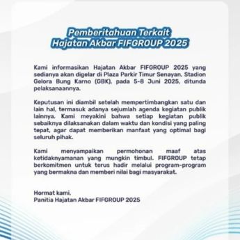 Konser Gratis Tulus dan Iwan Fals di GBK Ditunda
