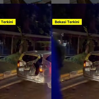 Kecelakaan Beruntun Mengerikan di Exit Tol Bekasi Barat