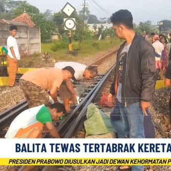 Ngeri! Balita 3 Tahun Tewas Tertabrak Kereta Api Gajayana di Tulungagung, Terpental Hingga 10 Meter
