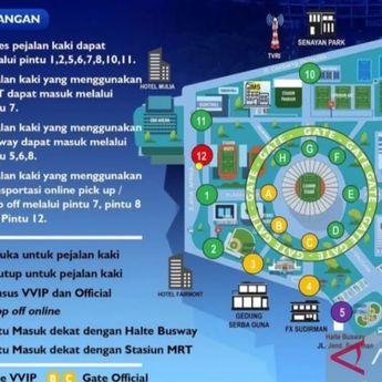 Hindari Macet Dukung Timnas, Ini Akses Pejalan Kaki Menuju Stadion GBK