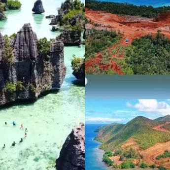 Berubah Drastis! Ini Raja Ampat Sebelum dan Sesudah Ada Tambang Nikel