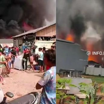 Kebakaran Besar Landa Sebuah Rumah di Kapuk Raya Penjaringan