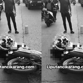 Pemotor Tewas Dihantam Mobil Box di Jalan Raya Serang Pagi Tadi