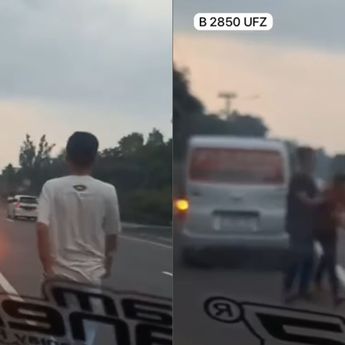 Aksi Koboi Jalanan di Tol Cipularang, Sopir Ekspedisi Paket Todongkan Pistol ke Pengendara Lain