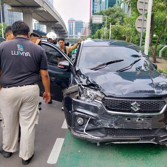 Pengemudi Ertiga Mau Kabur Usai Tabrak BR-V di Kuningan, Mobil Ringsek Parah