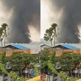 Kantor Sudinhub Jakarta Barat Kebakaran Hebat