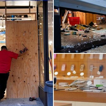 Kerusuhan di Los Angeles, Gerai Apple hingga Adidas Dirusak dan Dijarah