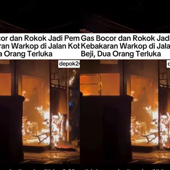 Kebakaran Melanda Warung Kopi di Pondok Cina
