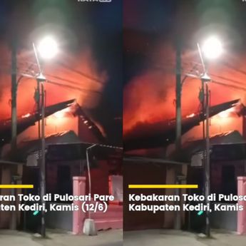 Kerugian Hampir Rp 1 Miliar, Toko Kosmetik Terkenal Kebakaran Hebat