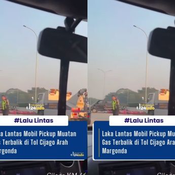 Kecelakaan Maut Tol Cijago Arah Margonda Bikin Macet Parah Pagi Ini