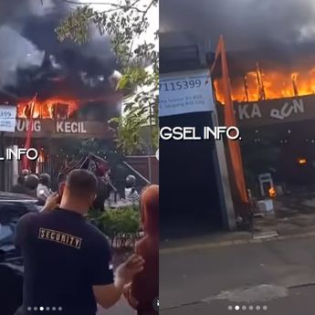 Kronologi Kebakaran Kampung Kecil di BSD