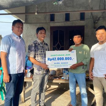 BPJS Ketenagakerjaan Bekasi Deltamas Serahkan Santunan kepada Ahli Waris Buruh Tani