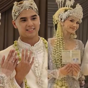 Al Ghazali dan Alyssa Daguise Menikah Menggunakan Adat Sunda