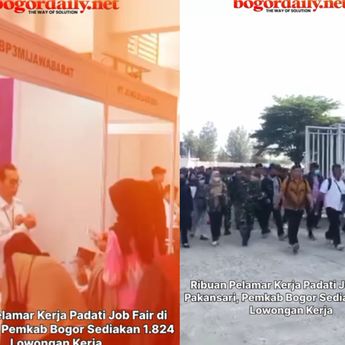 VIDEO: Penampakan Job Fair di Pakansari Cibinong