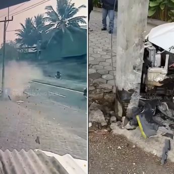 Mobil Travel Alami Kecelakaan Mengerikan di Sukabumi, Hancur Berantakan