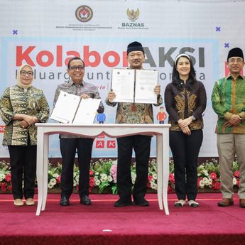 BAZNAS RI dan Kemenko PMK Kerja Sama Bantu Pemberdayaan Perempuan dan Anak Keluarga Prasejahtera