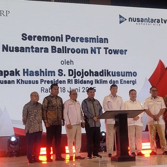 Hashim Djojohadikusumo Resmikan Nusantara Ballroom NT Tower