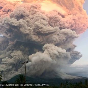 Fakta-fakta Erupsi Gunung Lewotobi Laki-Laki: Kolom Abu 10.000 Meter, Penerbangan Terganggu, Ribuan Warga Mengungsi