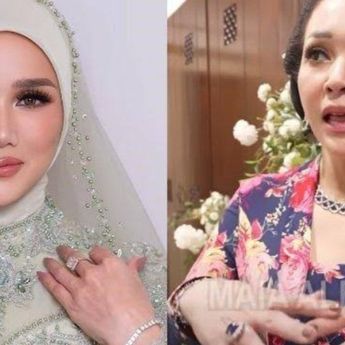 Mulan Jameela Sama-sama Pakai Cincin Blue Sapphire Mirip dengan Maia Estianty
