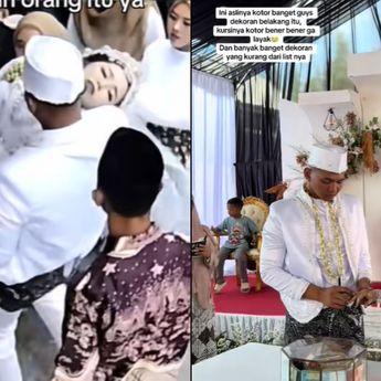 Viral Pengantin Wanita Nangis Histeris Gegara Dekorasi Seharga Rp30 Juta Hancur Berantakan