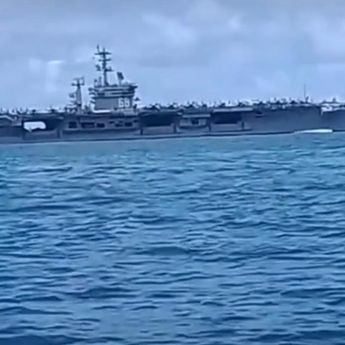 Viral Kapal Induk AS Lintasi Perairan Aceh, TNI: Boleh Lintas Tanpa Izin