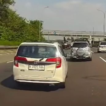 Viral! Toyota Calya Putih Diburu Polisi Usai Terlibat Tabrak Lari dan Terobos Tol Tanpa Bayar